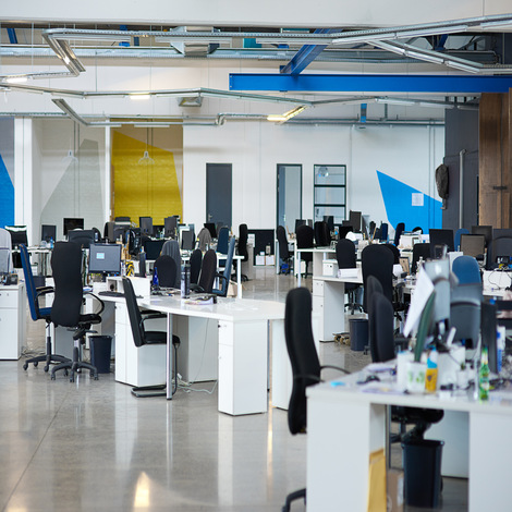 Pick your seat in the world of possibilities. Shot of an empty office